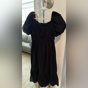 Dilly Lizzy Black Midi Dress L Los Angeles New Years Eve casual